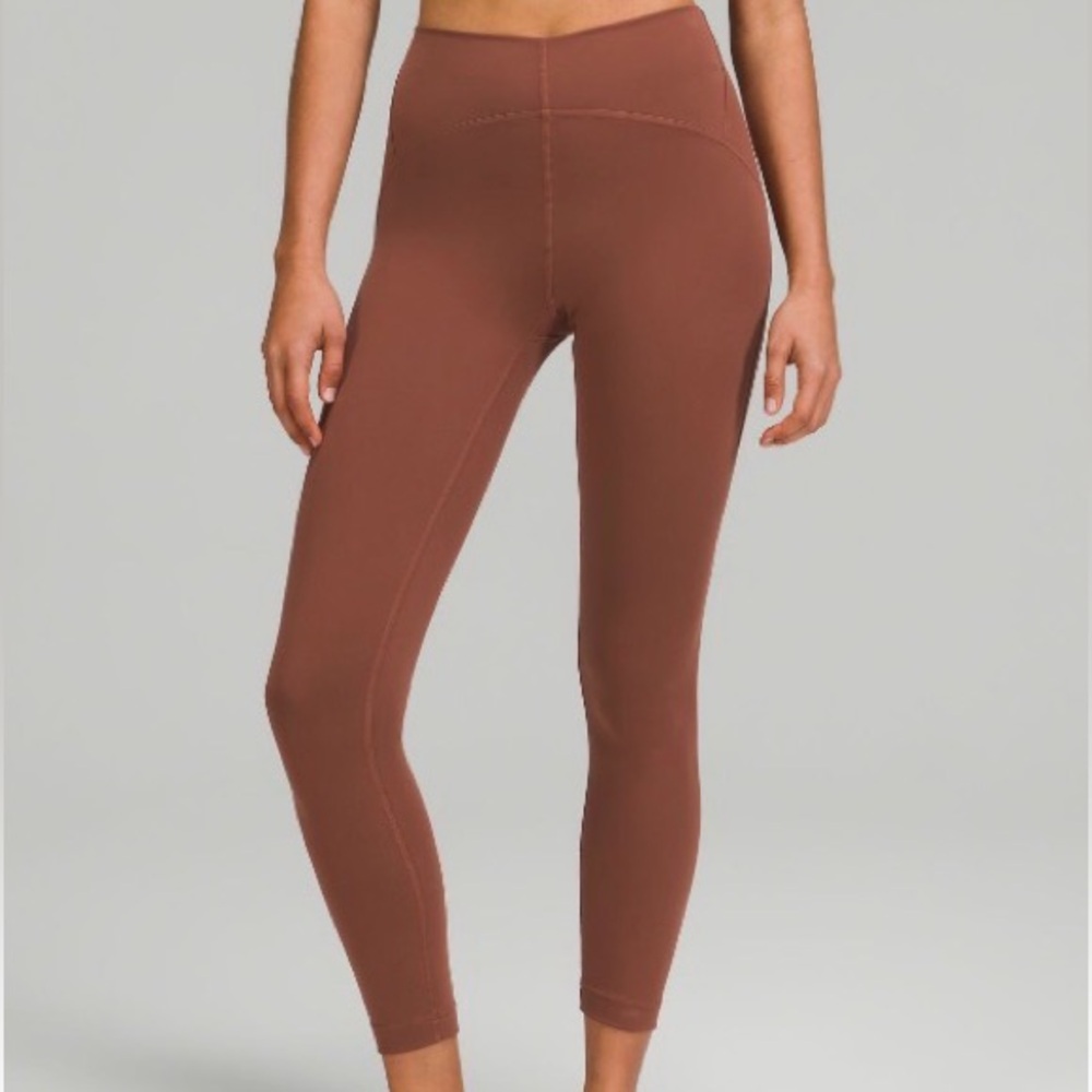 lululemon athletica High-Rise Sculpt Leggings in Rust Brown